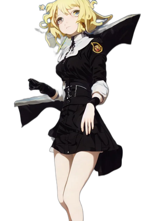 staff, dress, jacket, weapon transparent PNG cut-out