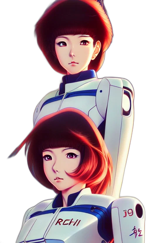 robot, face, concept art, anime transparent PNG cut-out
