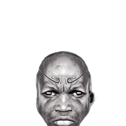 face, mask, creature, robot transparent PNG cut-out