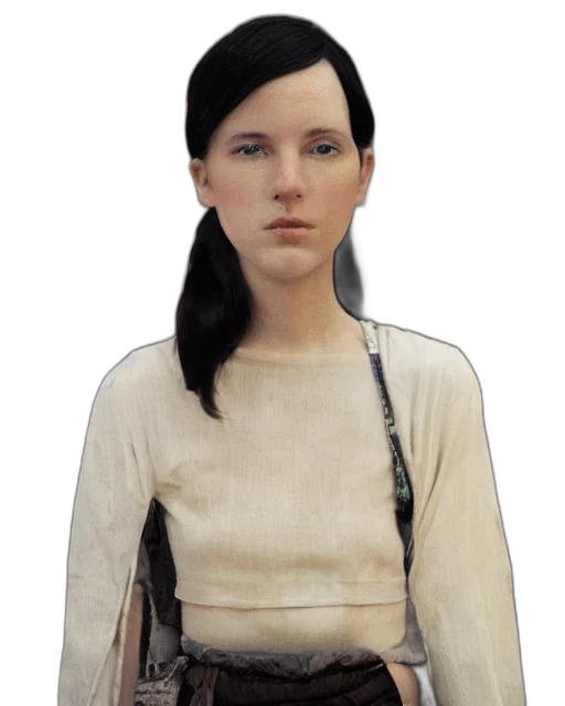 face, dress, staff, jacket transparent PNG cut-out