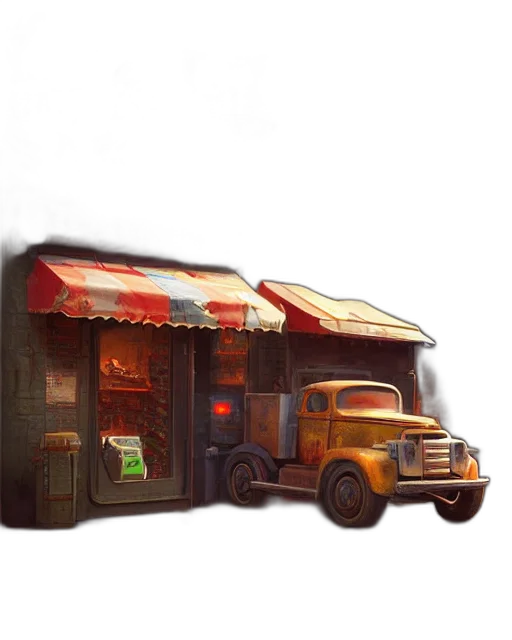 car, food, furniture, building, concept art, 3d render, photorealistic, pixel art transparent PNG cut-out