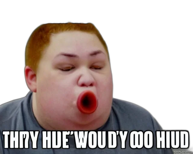 fat, gamer, looks, like transparent PNG cut-out