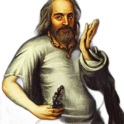 face, hair, staff, creature transparent PNG cut-out