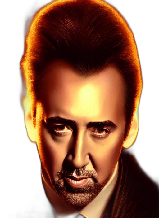 face, photorealistic, comic book art, cartoon transparent PNG cut-out