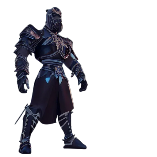 sword, staff, mask, weapon, concept art, 3d render, fantasy art, dark transparent PNG cut-out