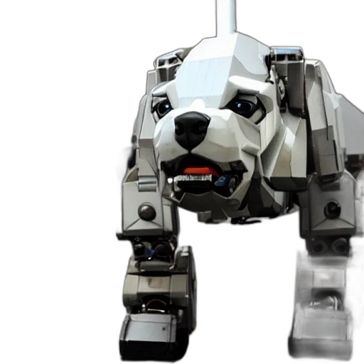 robot, animal, creature, 3d render transparent PNG cut-out