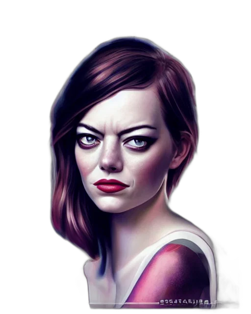 face, photorealistic, comic book art, concept art, fantasy art, spider, portrait, emma transparent PNG cut-out