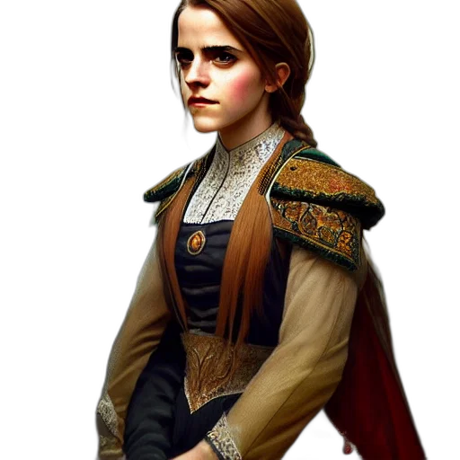 jacket, face, staff, sword transparent PNG cut-out