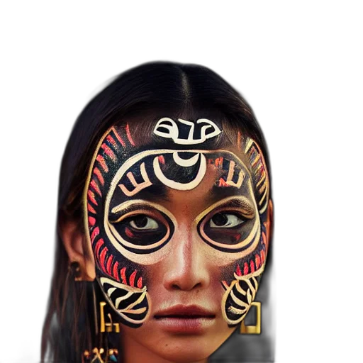 mask, face, jewelry, crown transparent PNG cut-out