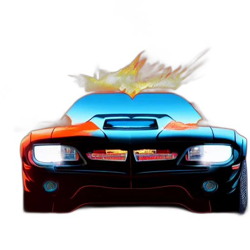 car, weapon, concept art, 3d render transparent PNG cut-out