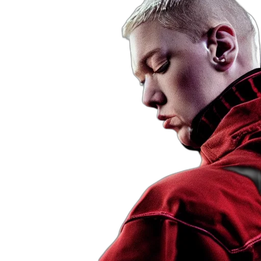 jacket, cyberpunk, red, eminem transparent PNG cut-out