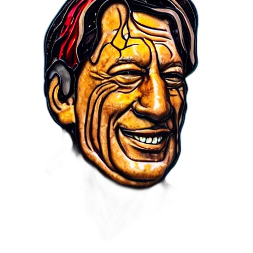 face, mask, jacket, staff transparent PNG cut-out