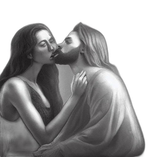 pencil sketch, photorealistic, oil painting, fantasy art transparent PNG cut-out
