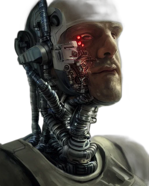robot, face, mask, creature transparent PNG cut-out
