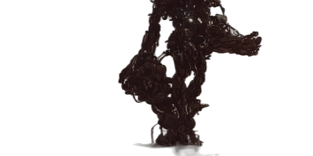 hair, robot, creature, tree transparent PNG cut-out