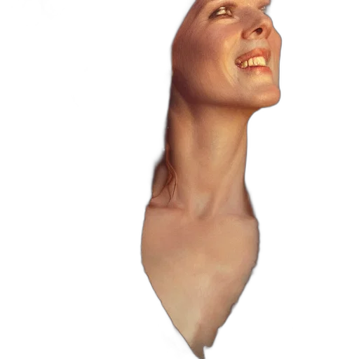 face, mask, hair, crown, photorealistic, 3d render, concept art, oil painting transparent PNG cut-out