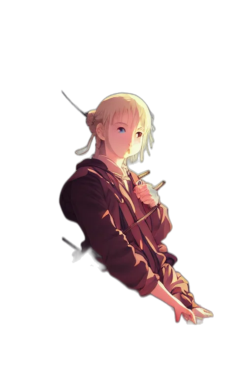 staff, sword, weapon, jacket transparent PNG cut-out