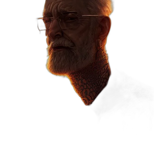 face, staff, robot, creature transparent PNG cut-out