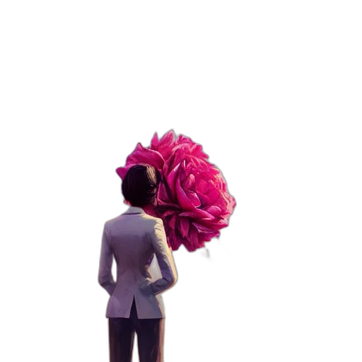 flower, crown, hat, umbrella, concept art, 3d render, cartoon, anime transparent PNG cut-out