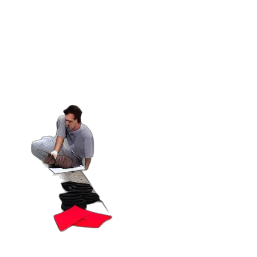 shoes, umbrella, hat, staff, pixel art, 3d render, concept art, fire transparent PNG cut-out