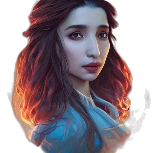 dragon, face, fantasy art, photorealistic transparent PNG cut-out