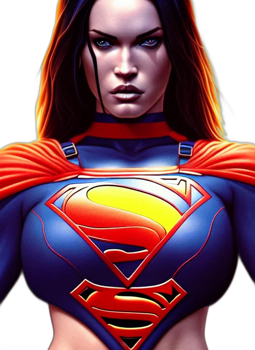 face, comic book art, concept art, fantasy art, photorealistic, symmetry, gantz, portrait transparent PNG cut-out