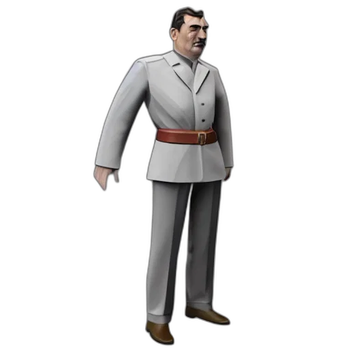 staff, jacket, concept art, 3d render transparent PNG cut-out