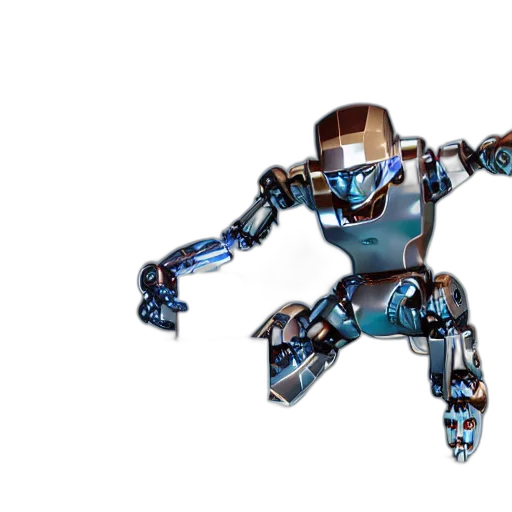 robot, 3d render, concept art, pixel art, cyberpunk, realistic, photo, human transparent PNG cut-out