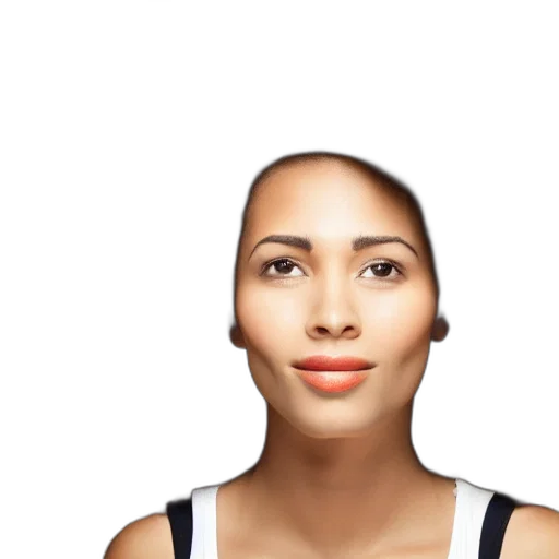 face, robot, mask, photorealistic, 3d render, woman, water, instead transparent PNG cut-out