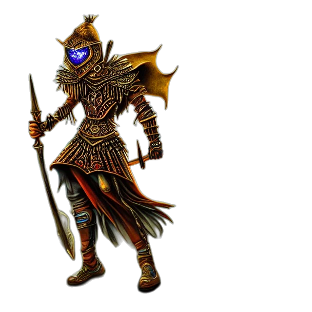 staff, mask, sword, weapon, concept art, fantasy art, 3d render, pixel art transparent PNG cut-out