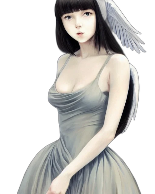 dress, jewelry, fantasy art, concept art transparent PNG cut-out