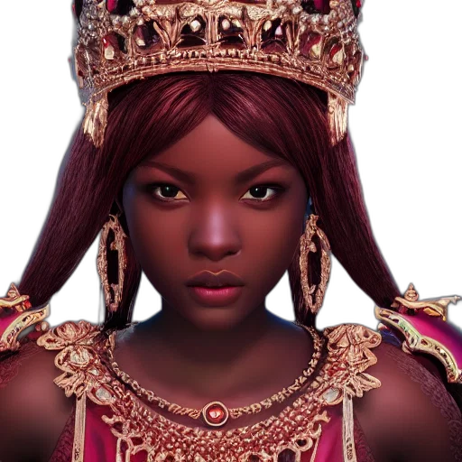 crown, jewelry, face, photorealistic transparent PNG cut-out