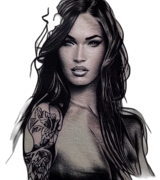 face, photorealistic, cartoon, comic book art transparent PNG cut-out