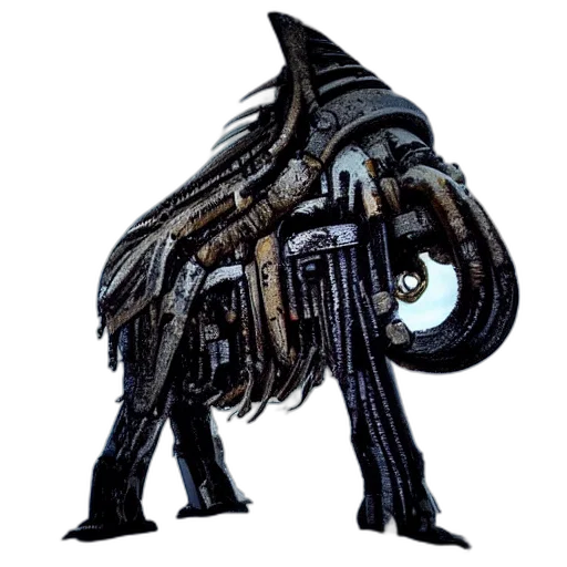 creature, staff, animal, weapon transparent PNG cut-out