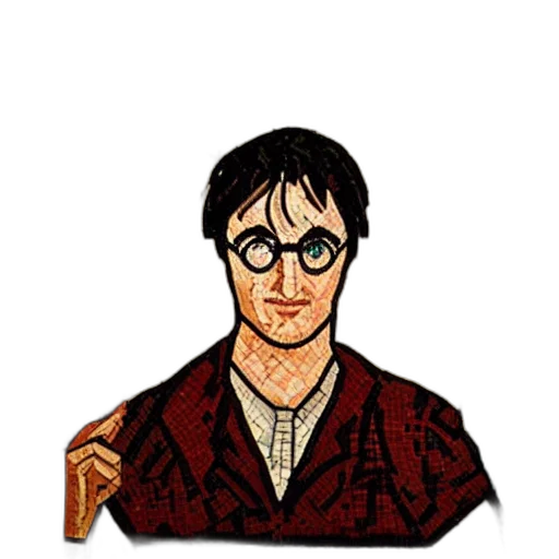 staff, jacket, cartoon, pixel art transparent PNG cut-out