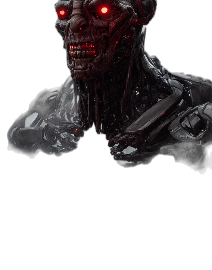 creature, face, mask, robot transparent PNG cut-out