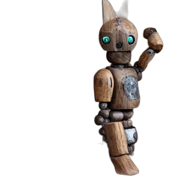 robot, staff, creature, weapon, 3d render, concept art, fantasy art, pixel art transparent PNG cut-out