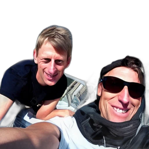 tony, hawk, selfie, skyscraper transparent PNG cut-out