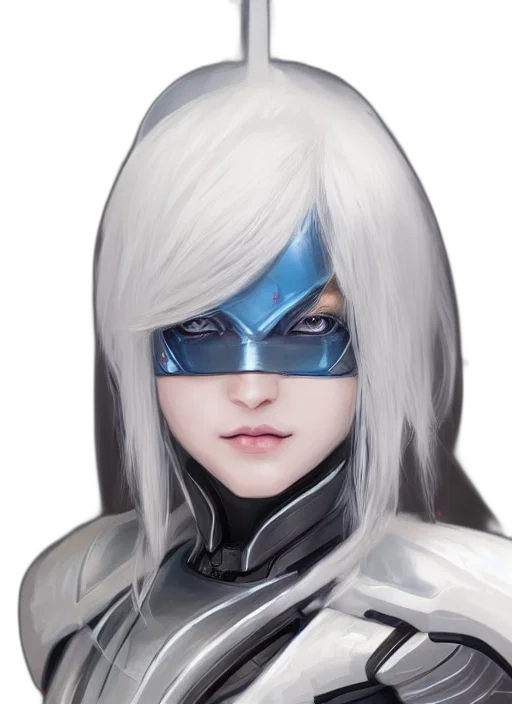 face, mask, robot, fantasy art transparent PNG cut-out