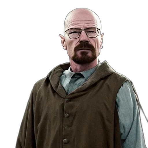 jacket, staff, animal, concept art, photorealistic, comic book art, fantasy art, walter transparent PNG cut-out