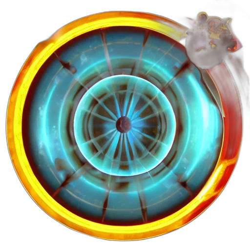 animal, weapon, robot, creature, concept art, 3d render, arcane, circle transparent PNG cut-out