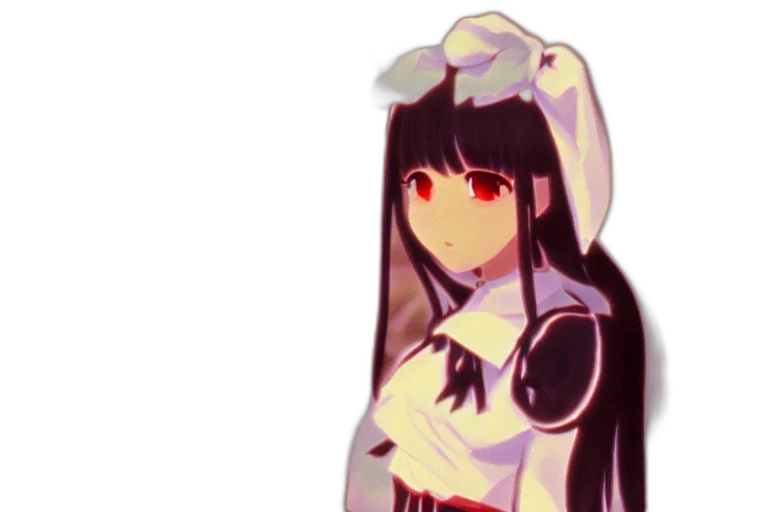 hat, robot, staff, dress, pixel art, anime, 3d render, concept art transparent PNG cut-out