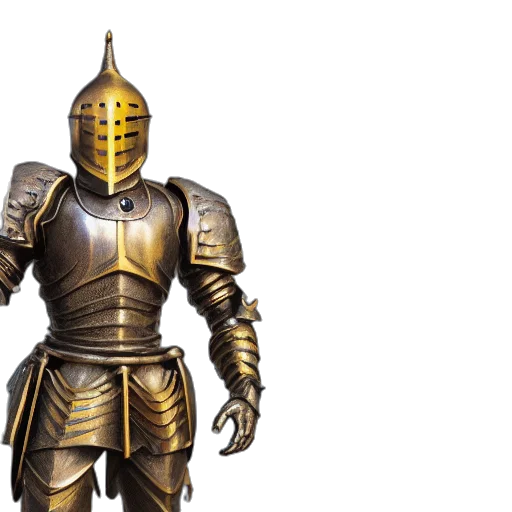 sword, robot, concept art, 3d render transparent PNG cut-out
