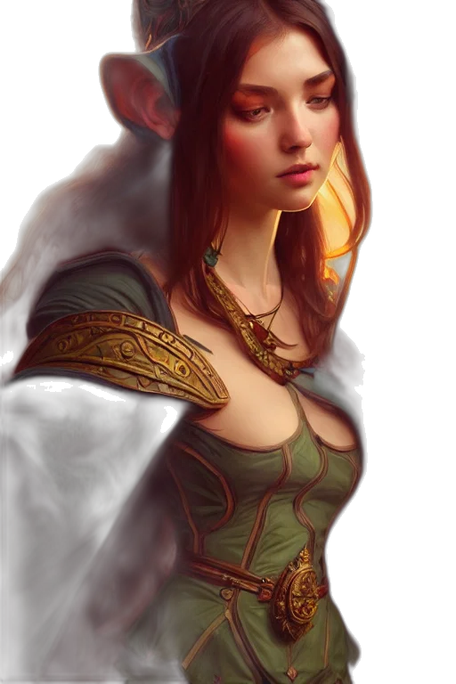 face, hat, crown, jewelry, fantasy art, concept art, photorealistic, oil painting transparent PNG cut-out