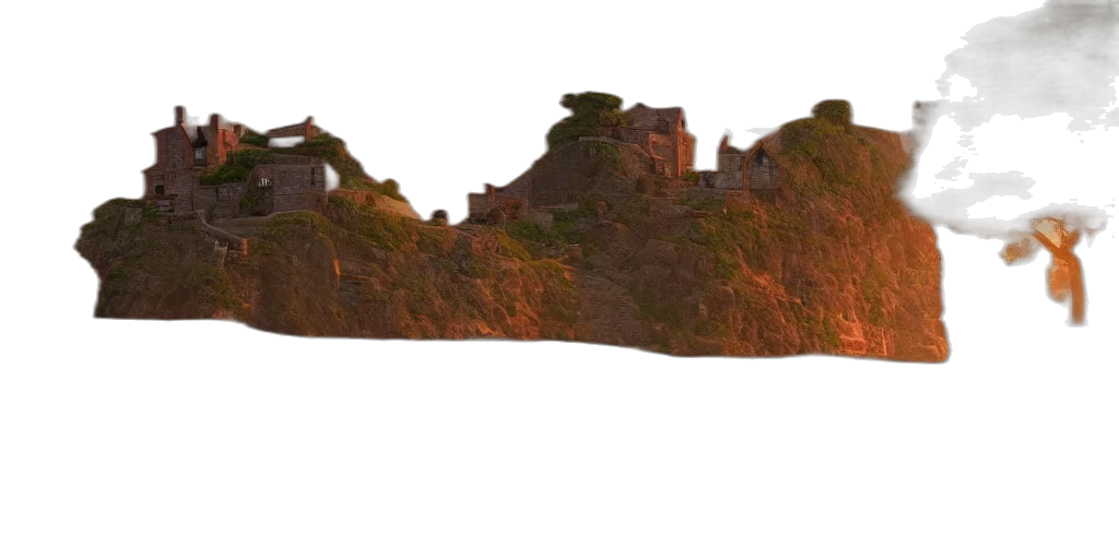 crown, building, dragon, weapon transparent PNG cut-out