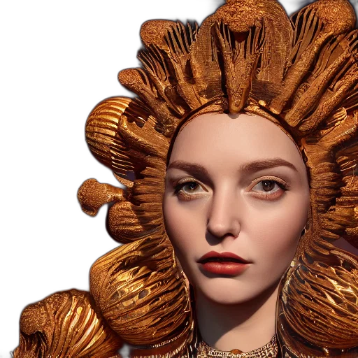 crown, jewelry, hair, face transparent PNG cut-out