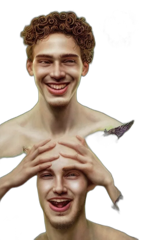 face, creature, mask, crown transparent PNG cut-out