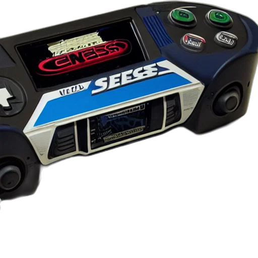 weapon, 3d render, sega, genesis transparent PNG cut-out