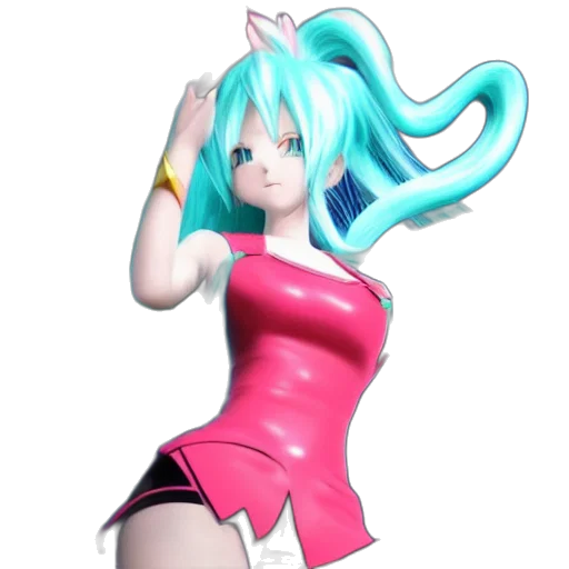 dress, robot, staff, 3d render, concept art, anime, vaporwave, pastel transparent PNG cut-out