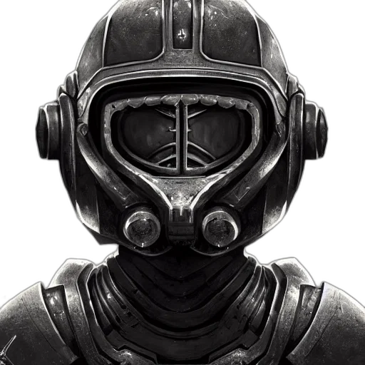 mask, face, robot, concept art transparent PNG cut-out